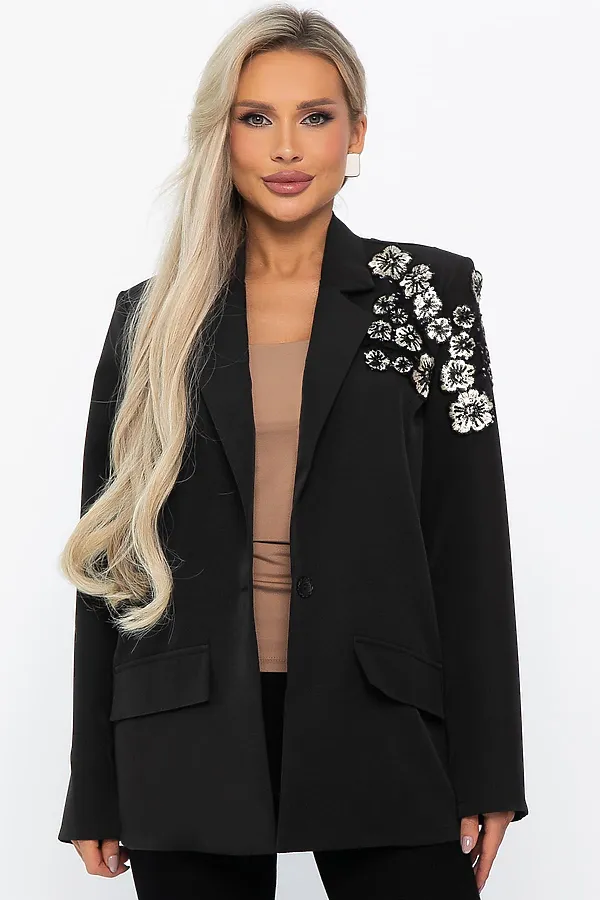 Жакет LADY TAIGA, черный - фото 2