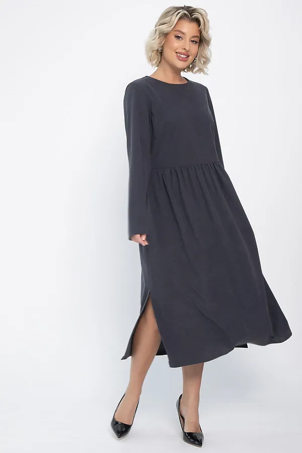 Платье LADY TAIGA, графит - фото 2