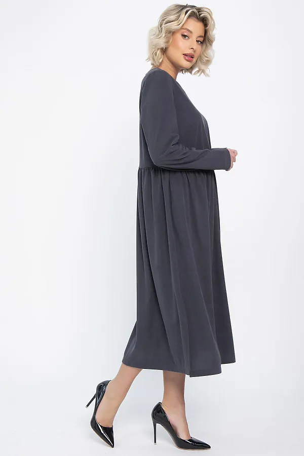 Платье LADY TAIGA, графит - фото 2