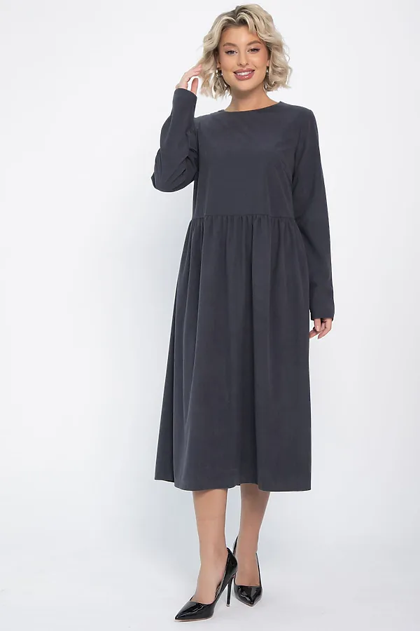 Платье LADY TAIGA, графит - фото 2