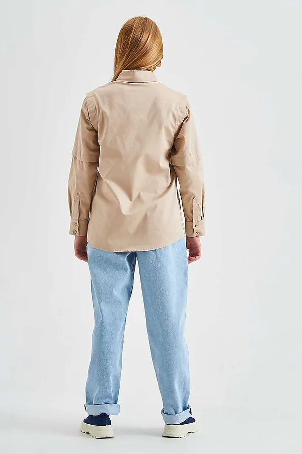 Блузка SMENA, бежевый - фото 2