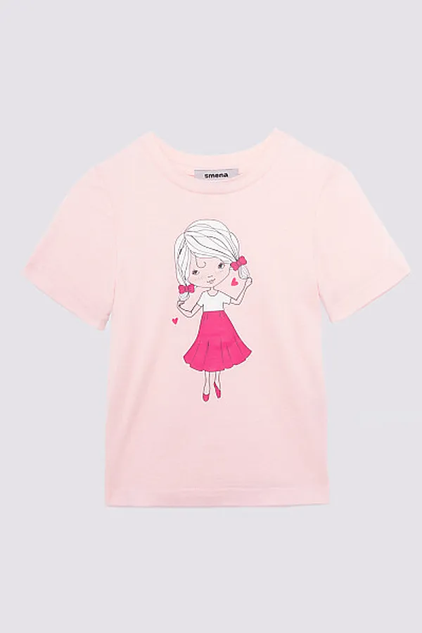 Футболка SMENA, розовый - фото 2