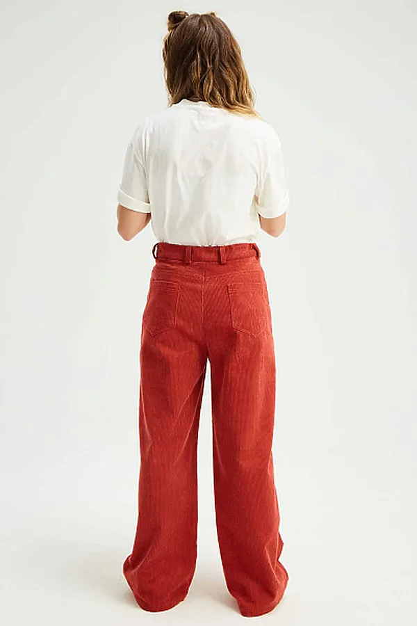 Брюки SMENA, пыльно-красный - фото 2