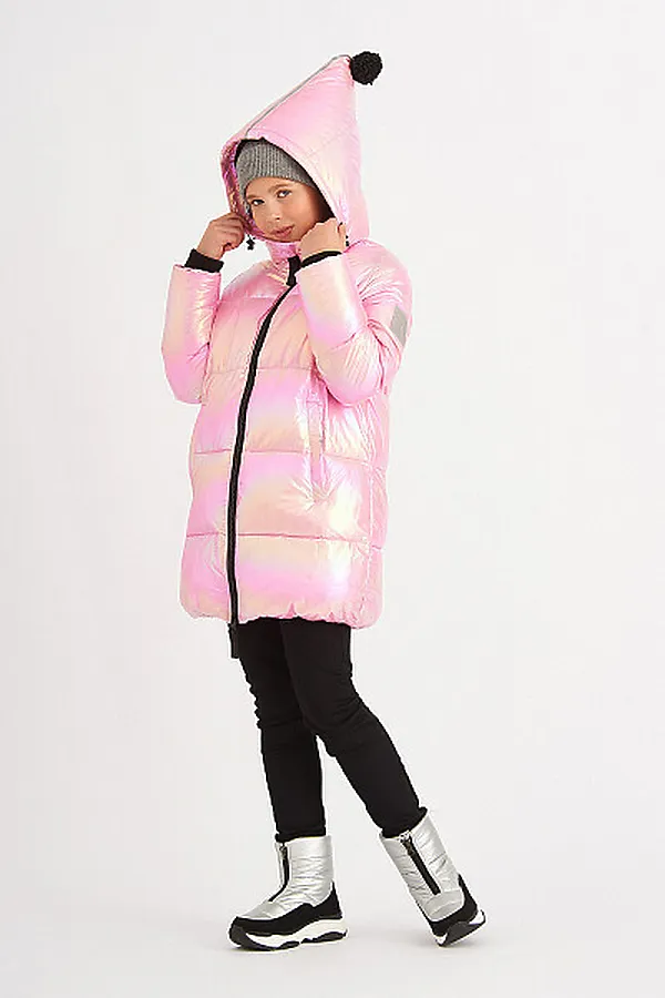 Пальто SMENA, розовый - фото 2