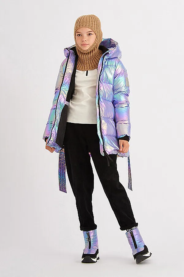 Пуховик SMENA, сиреневый - фото 2