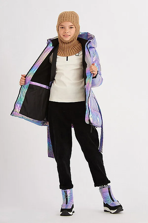 Пуховик SMENA, сиреневый - фото 2