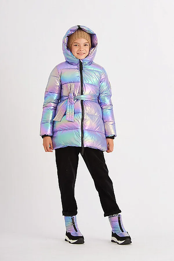 Пуховик SMENA, сиреневый - фото 2