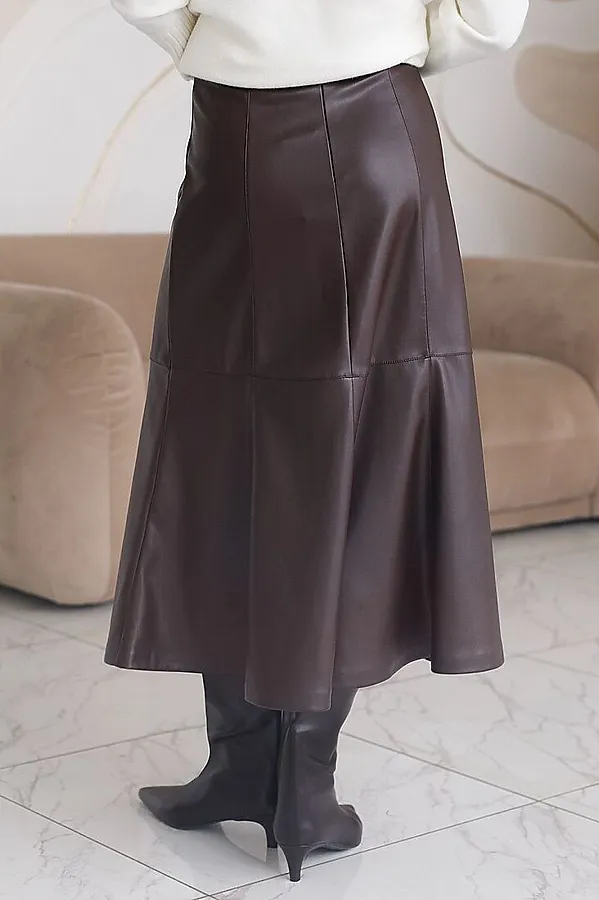 Юбка VILATTE, коричневый - фото 2