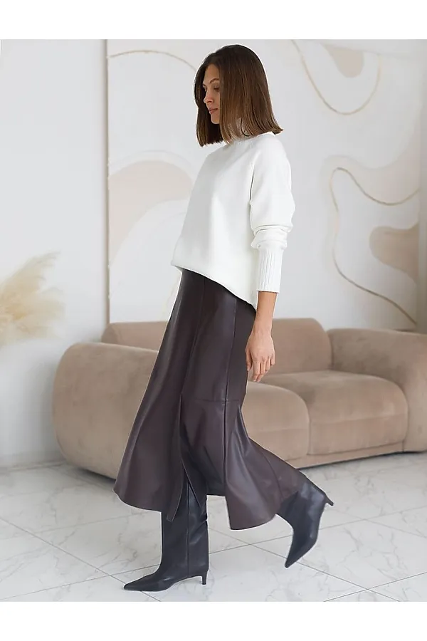 Юбка VILATTE, коричневый - фото 2