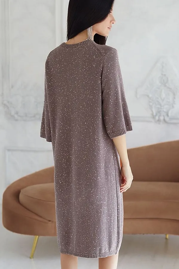 Платье VILATTE, кофейный - фото 2