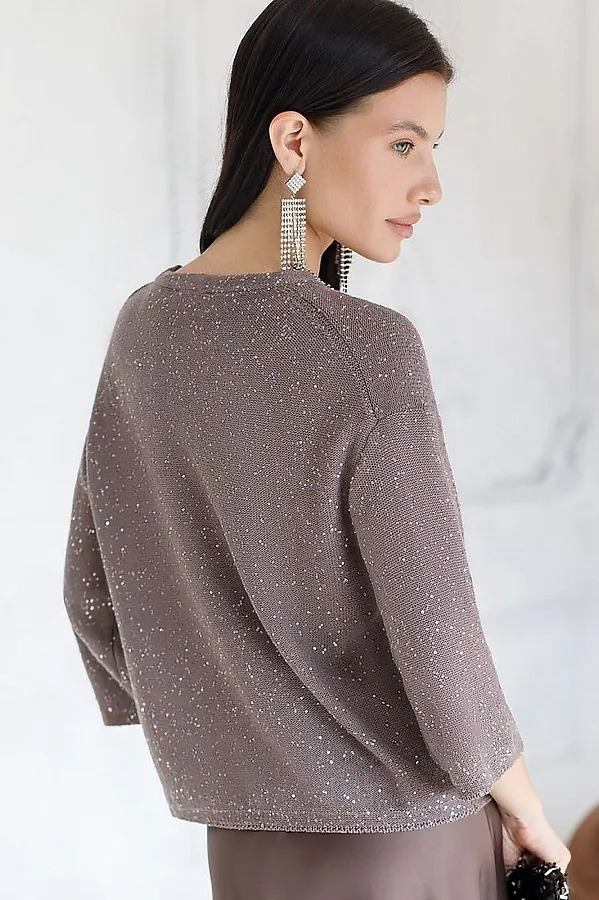 Джемпер VILATTE, кофейный - фото 2