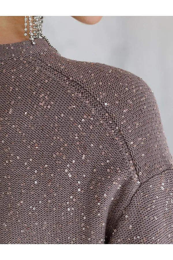 Джемпер VILATTE, кофейный - фото 2