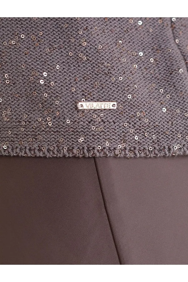 Джемпер VILATTE, кофейный - фото 2