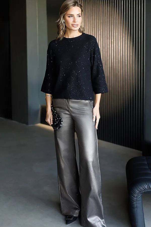 Джемпер VILATTE, черный - фото 2