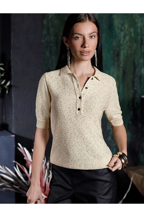 Джемпер VILATTE, бежевый - фото 2