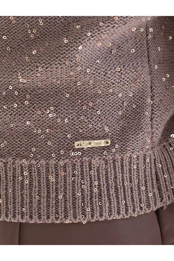 Джемпер VILATTE, кофейный - фото 2