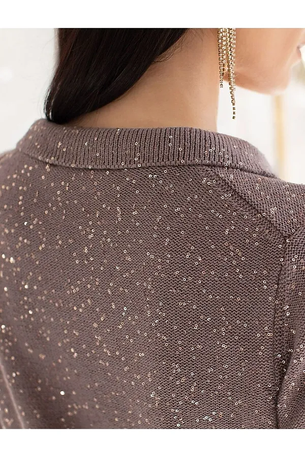 Джемпер VILATTE, кофейный - фото 2