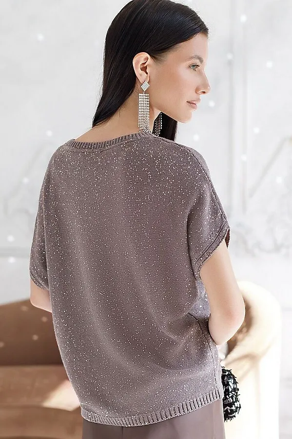 Джемпер VILATTE, кофейный - фото 2