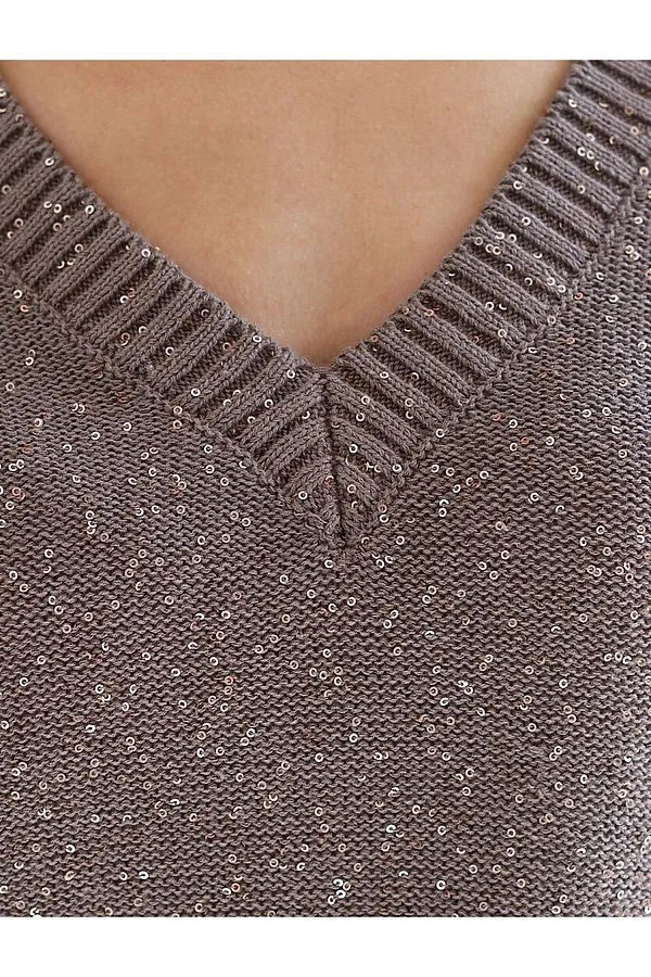 Джемпер VILATTE, кофейный - фото 2