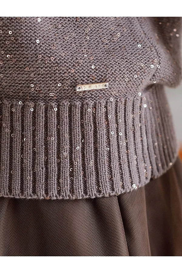 Джемпер VILATTE, кофейный - фото 2