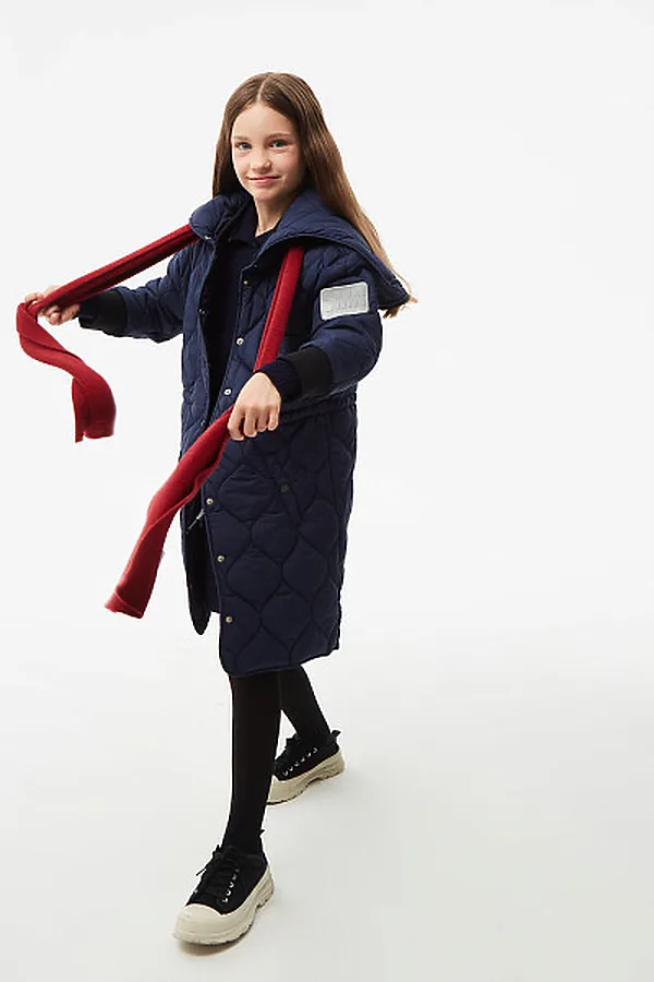 Пальто SMENA, темно-синий - фото 2