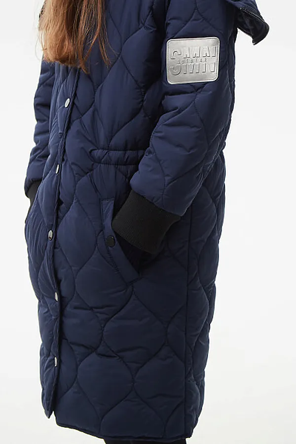 Пальто SMENA, темно-синий - фото 2