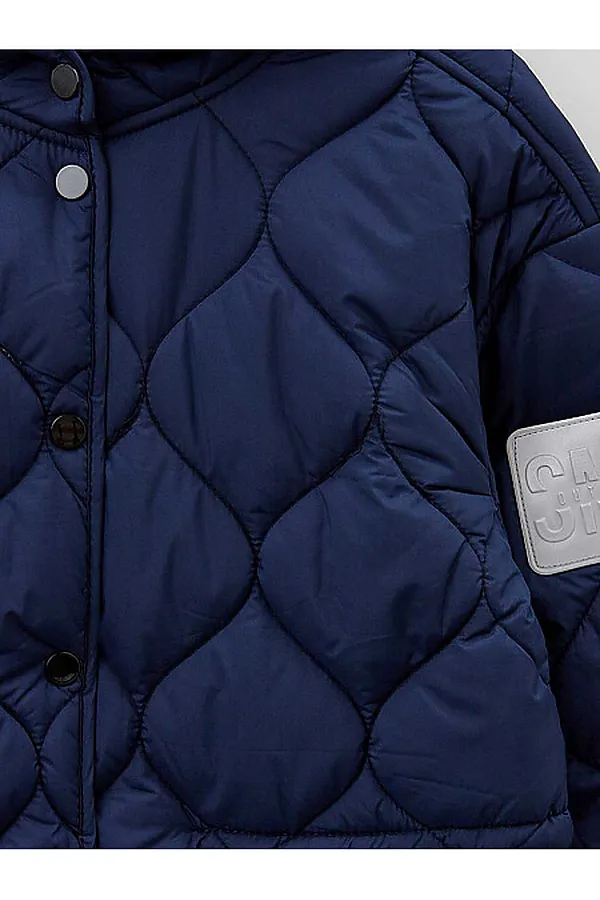 Пальто SMENA, темно-синий - фото 2