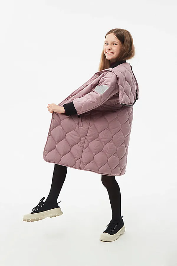 Пальто SMENA, пыльная роза - фото 2