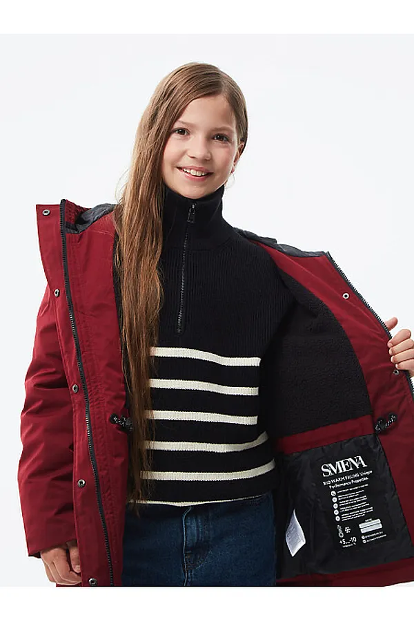 Парка SMENA, бордовый - фото 2