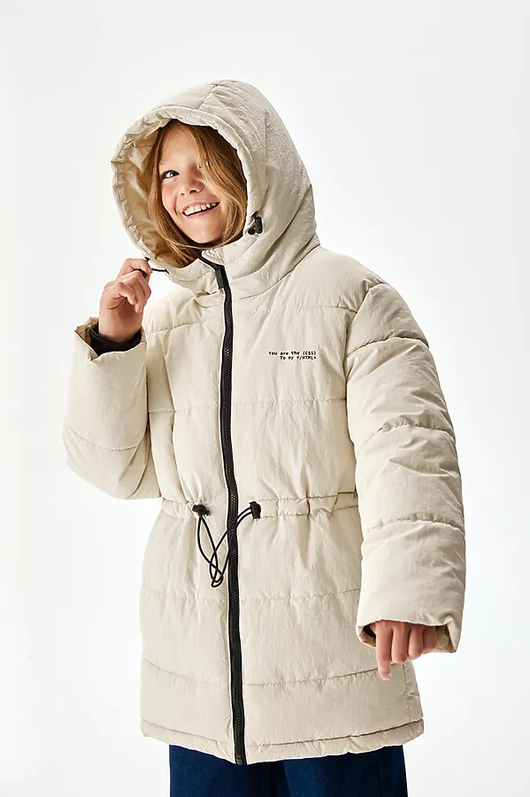 Пальто SMENA, молочный - фото 2