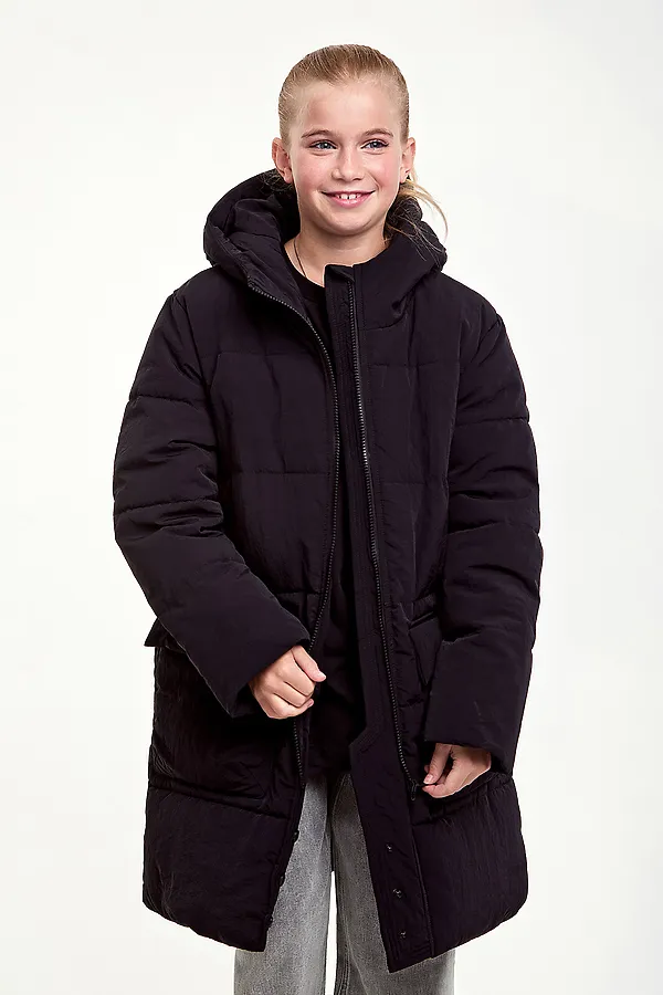 Пальто SMENA, черный - фото 2