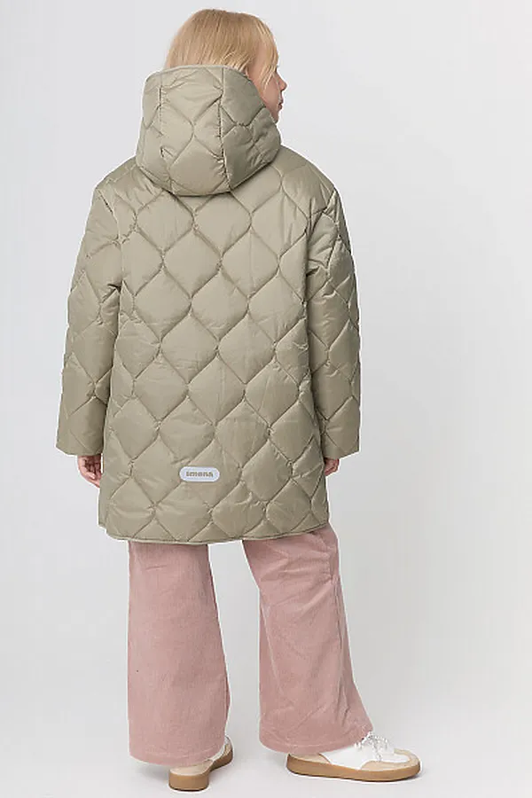 Пальто SMENA, хаки - фото 2