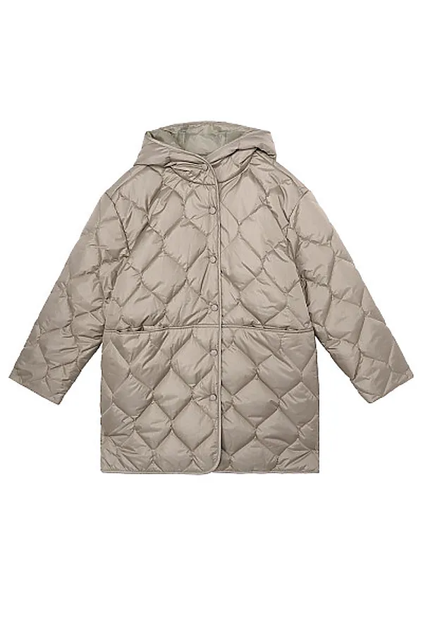 Пальто SMENA, хаки - фото 2