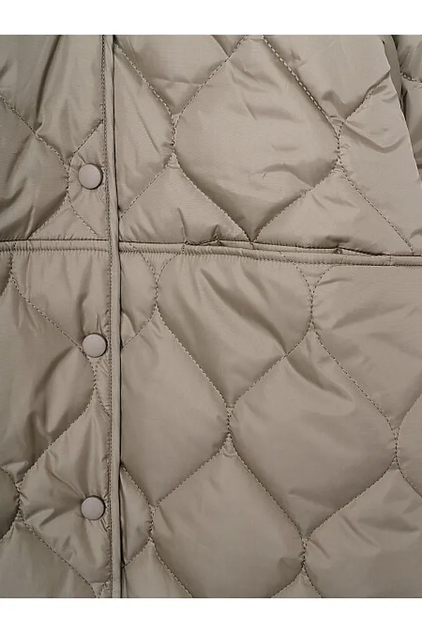 Пальто SMENA, хаки - фото 2