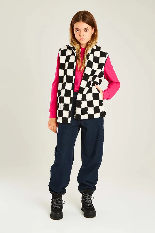 Жилет SMENA, черный/белый - фото 2