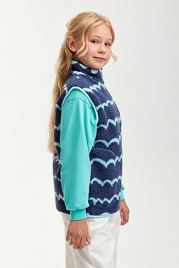 Жилет SMENA, голубой/синий - фото 2