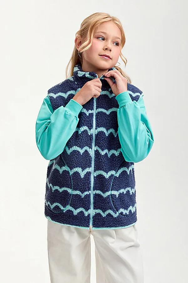 Жилет SMENA, голубой/синий - фото 2