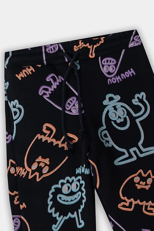 Брюки MARK FORMELLE, призраки на черном - фото 2