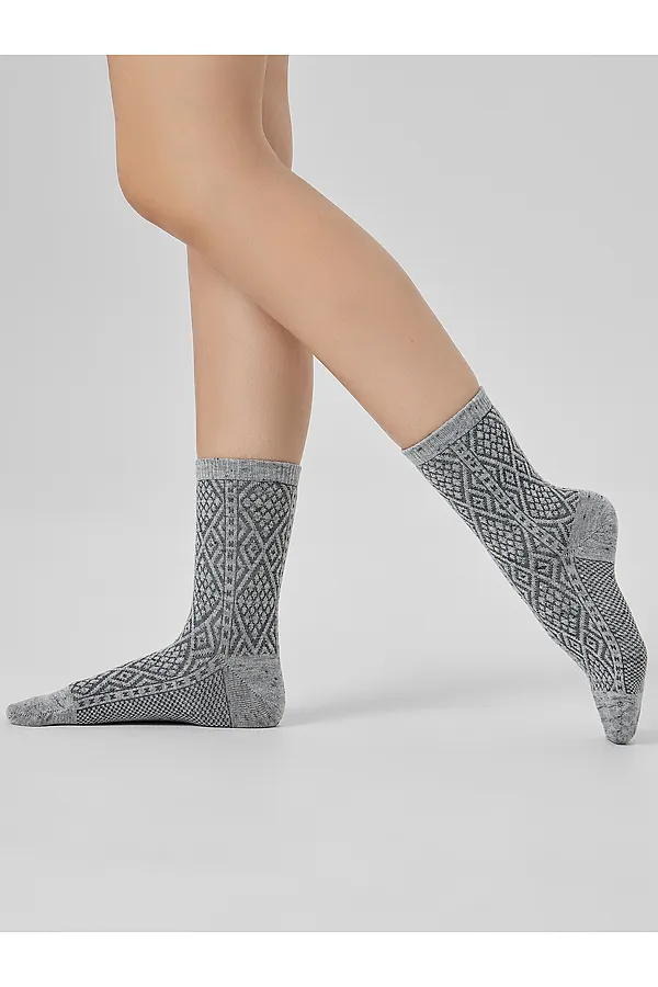 Носки MARK FORMELLE, серый меланж - фото 2