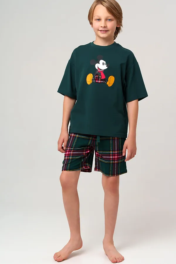 Пижама PLAYTODAY, зеленый,красный - фото 2