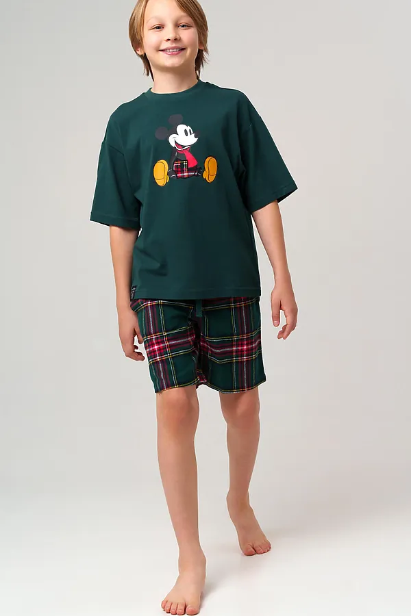 Пижама PLAYTODAY, зеленый,красный - фото 2