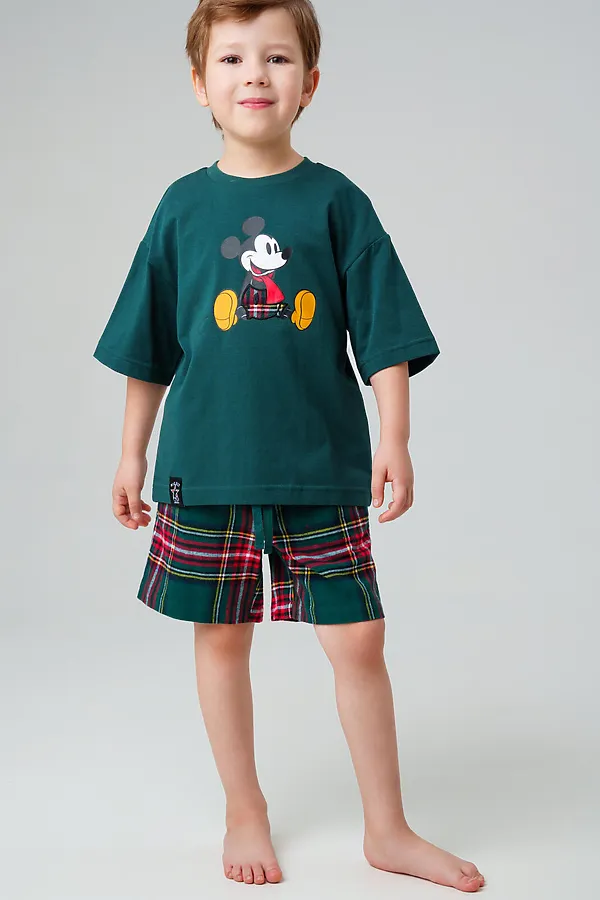 Пижама PLAYTODAY, зеленый,красный - фото 2