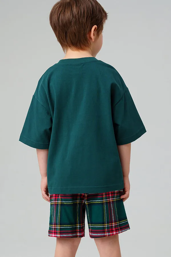 Пижама PLAYTODAY, зеленый,красный - фото 2