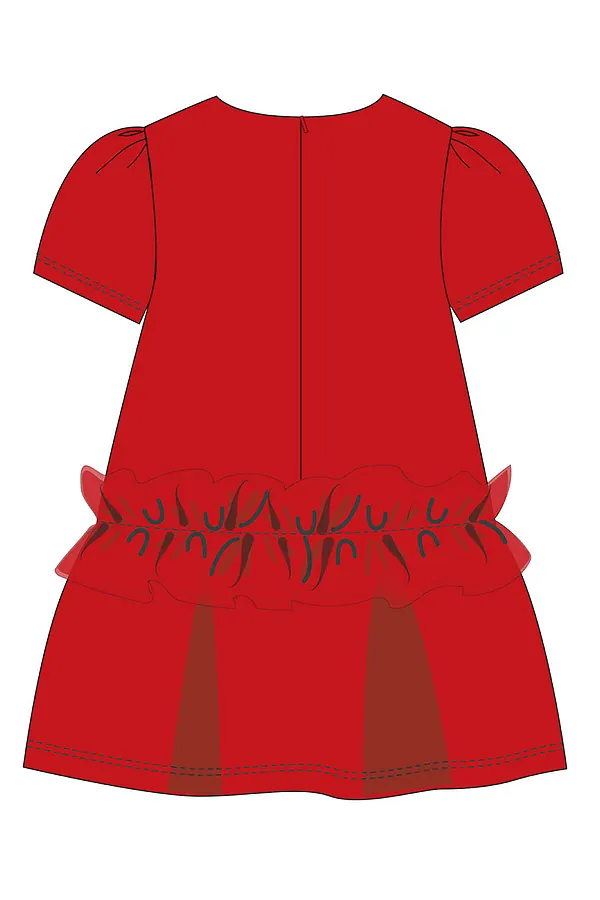 Платье PLAYTODAY, красный - фото 2