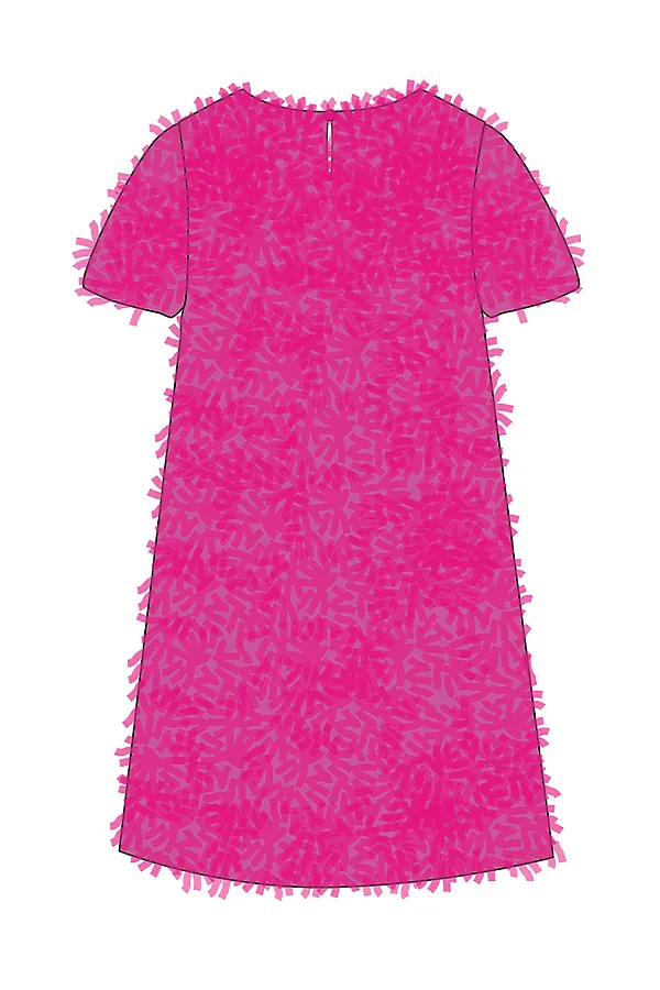 Платье PLAYTODAY, фуксия - фото 2