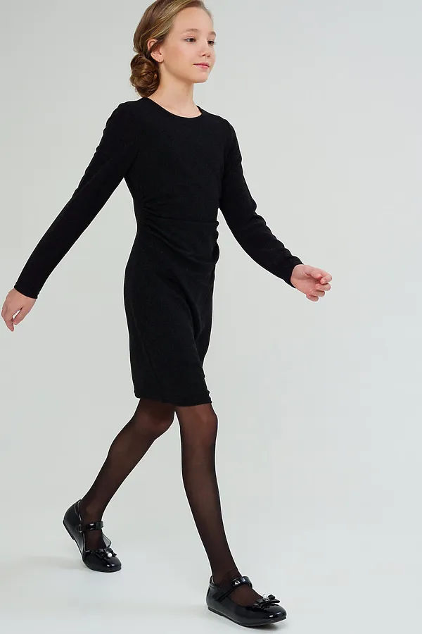 Платье PLAYTODAY, черный,серебряный - фото 2