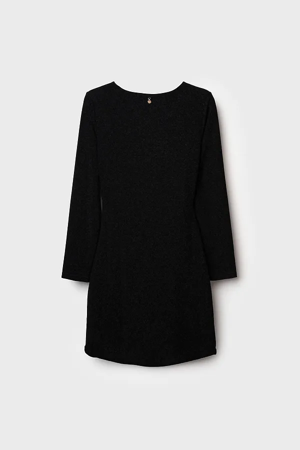 Платье PLAYTODAY, черный,серебряный - фото 2