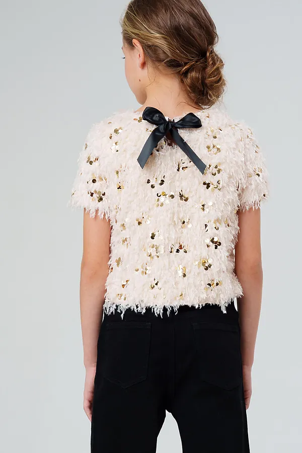 Блуза PLAYTODAY, светло-бежевый - фото 2