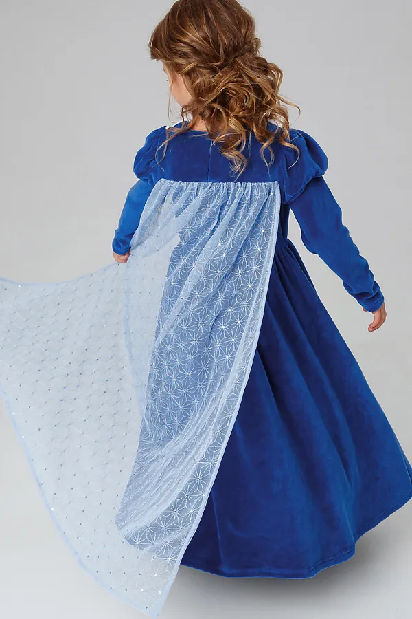 Платье PLAYTODAY, тёмно-синий,белый - фото 2