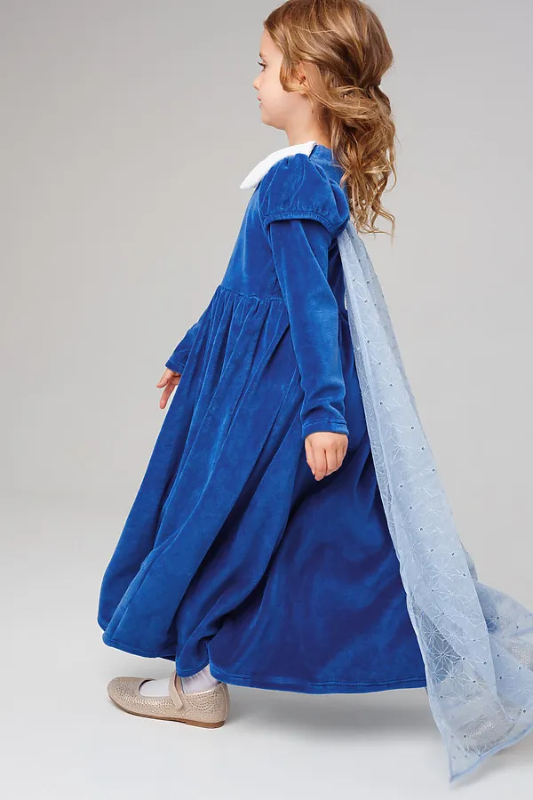 Платье PLAYTODAY, тёмно-синий,белый - фото 2